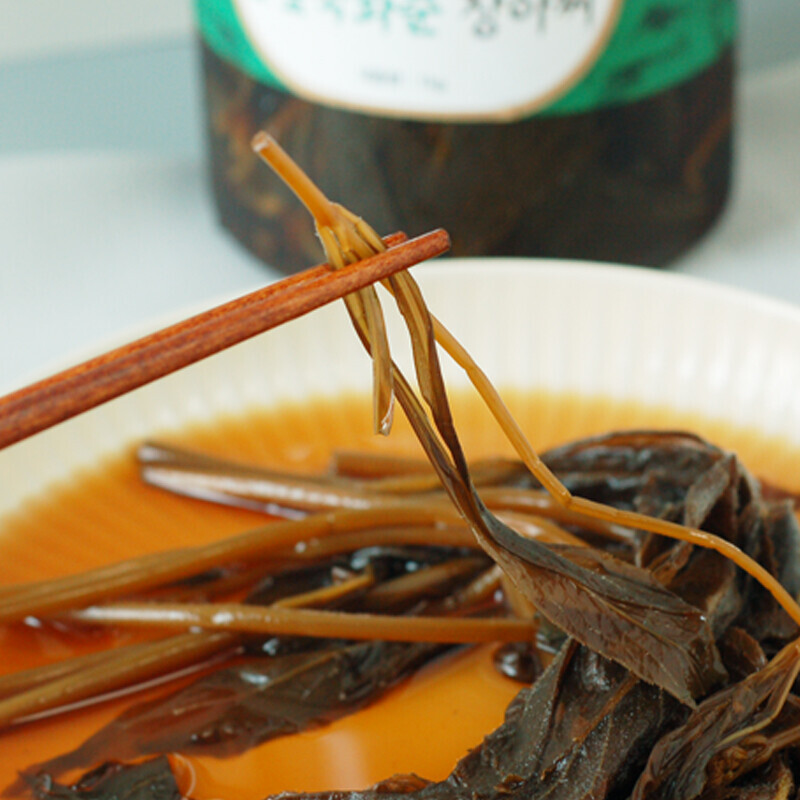 삼둔 영농조합법인,강원도 홍천 삼잎국화나물 키다리나물 장아찌 1kg
